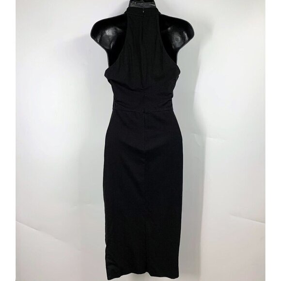Superdown Women's Body Con Sleeveless Choker Slit Mini Dress Size‎ M - Picture 2 of 16